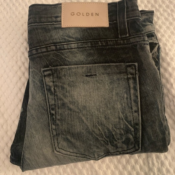 Golden Denim Stonewashed/Distressed Jeans - Picture 1 of 12